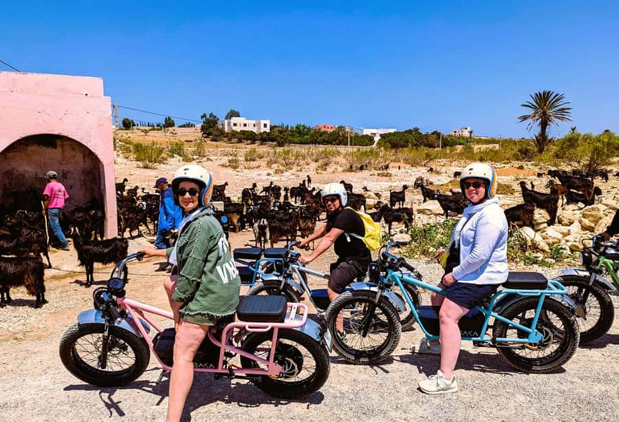 Essaouira: Area Highlights Guided E-Bike Tour - Old hippy village photo stop: quick, fun, and perfectly timed