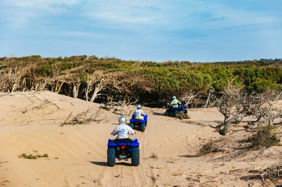 Essaouira Sand Dunes: Half Day Quad Bike Tour - Diabat wild beach break: sea air, quick photos, and legs that can breathe
