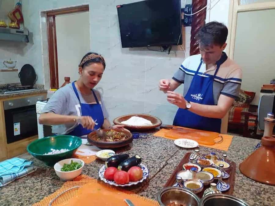 Essaouira: Traditional Family Style Moroccan Cooking Class - Choosing your menu with Hussein and Khadija