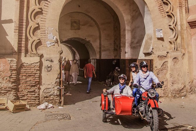 Essential Ride by sidecar (Marrakech off the beaten path) 1h30 - Guéliz: Art Deco Streets and the French-Era Marrakech Contrast