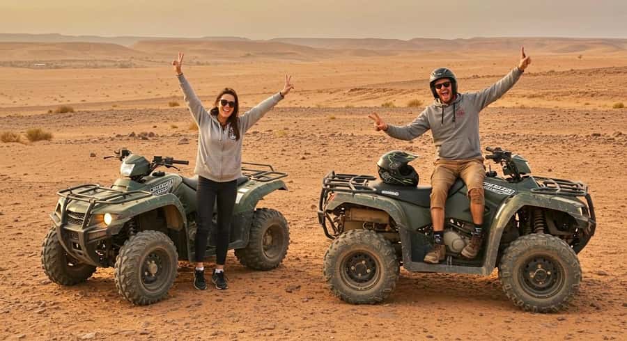 Evening Marrakech: Agafay Desert Quad , Camel & Dinner Shows - Live Cultural Show and the Fire Show: The Evening’s Real Finale