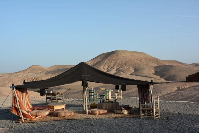 Evening sunset, desert dancing and test morocco food in Agafay desert - Agafay Desert Close to Marrakech: Golden-hour scenery that feels real