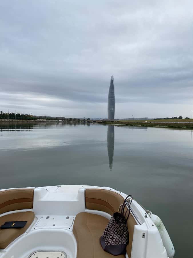 Exclusive Luxe Private Boat Guided Tour in Rabat - Grand Théâtre de Rabat and the Mohammed VI Tower: modern landmarks, same river angle