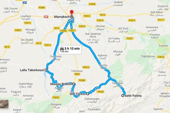 Excursion 3 valleys - Berber lunch - Setti Fatma at 1800m: seven waterfalls, mountain air, and real walking time