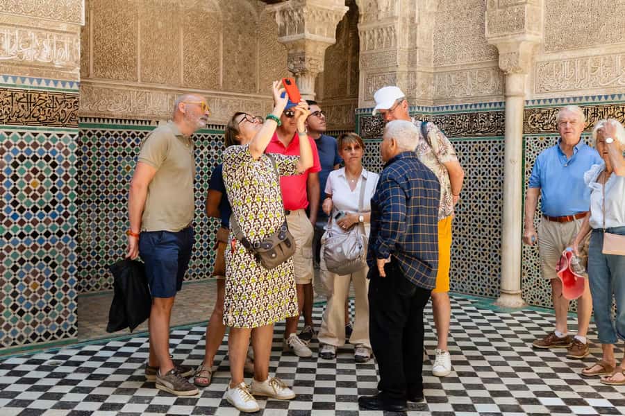 Fes: Attarine Madrasa, Museum, Tannery, Souk and Medina Tour - Starting at Hotel Batha and stepping into Bab Boujloud