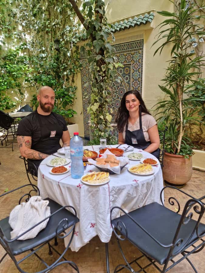 Fes: Authentic Cooking Class and Old Medina Visit - Where the Old Medina shopping turns into a real meal