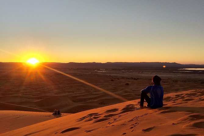 Fes To Fes Desert Tour 3 Days 2 Nights Merzouga - Day 2 in Merzouga: hotel views, market time, 4x4 dunes, then camel sunset