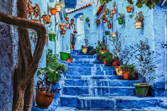 Fes VIP tour to Tangier 2 Days via Chefchaouen - Chefchaouen’s blue streets, Kasbah sights, and Ras el-Maa