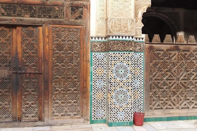 Fez: A cultural visit of Fes with a group - Al-Attarine Madrasa: architecture that teaches