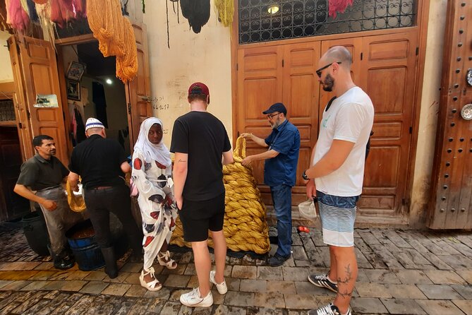 Fez: A FEScinating group tour - Saffarin square: watching metalworkers make bronze and copper pieces