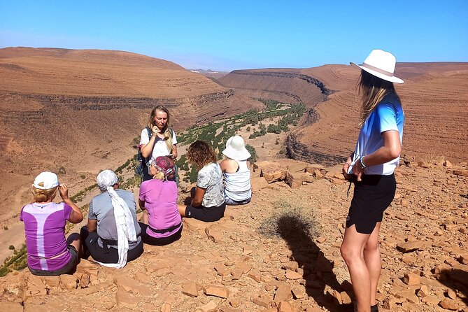 Fint Oasis Private Day Hike - Entering the Berber village: the human side of the hike