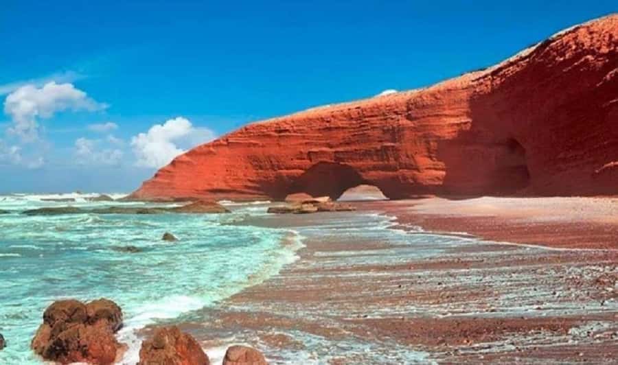 From Agadir: Legzira Beach & Tiznit Day Trip with Lunch - Legzira Beach’s Red Cliffs and Natural Arches: Photo Spots With Sand-Time Attached