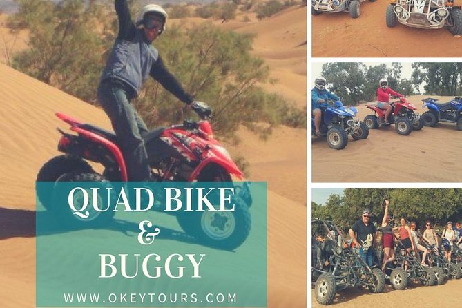 From Agadir: Quad Biking & Sand boarding halfday Experience - Meeting at OkeyTours and gearing up fast