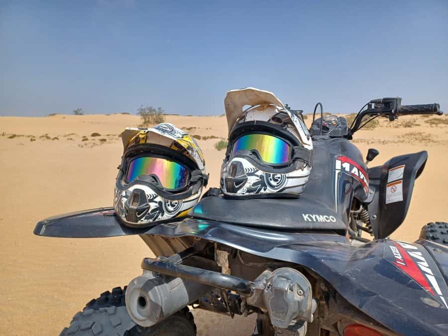 From Agadir/Taghazout: Sandboarding Experience & Quad Biking - From Agadir or Taghazout to Timlaline Dunes: the route that sets the mood