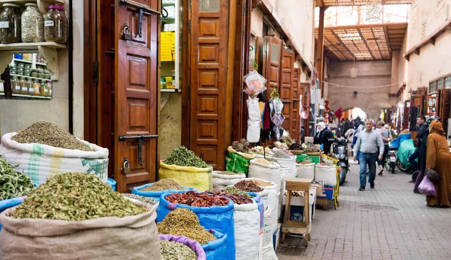 From Casablanca: Marrakech Guided Day Trip with Camel Ride - Mellah and the Medieval Medina Souks: How to Shop Without Getting Burned by Time
