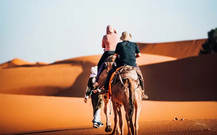 From Fes: 3-Day Luxury Desert Tour to Marrakech via Merzouga - Merzouga camel ride and desert camp: pick the comfort level that fits you