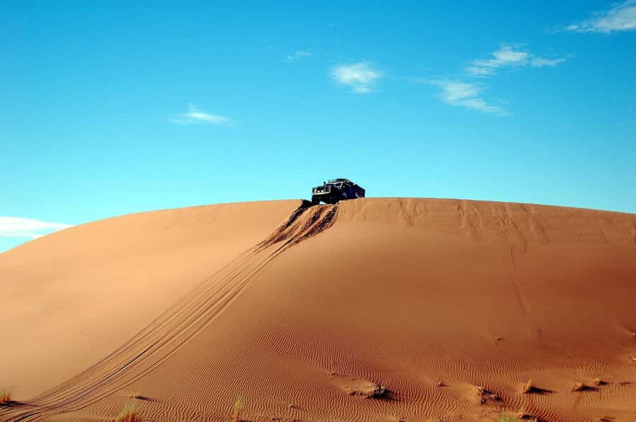 From Fez: Sahara Desert 2-Day Tour with Merzouga Camp Stay - Desert camp night: private bathroom comfort and dinner under the stars