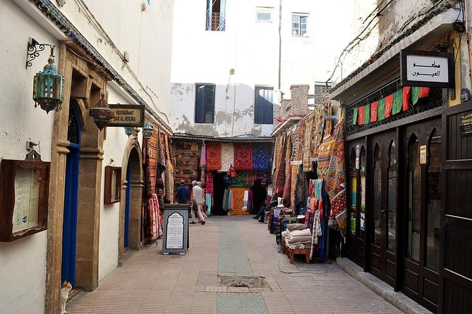 From Marrakech : 1-Day Group Trip To Essaouira - The harbor, blue boats, and Skala: your best sea-view time