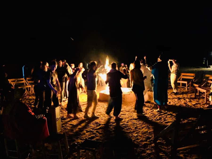 From Marrakech: 2-Day Sahara Tour to Zagora & Ait Ben Haddou - The Berber camp night in Zagora: dinner, music, and stars