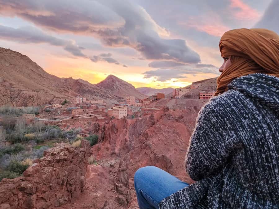 From Marrakech: 2-Day Trip to Ouarzazate & Merzouga w/ Meals - Day 2: sunrise, breakfast, the drive back via Nkob, and Aït Benhaddou