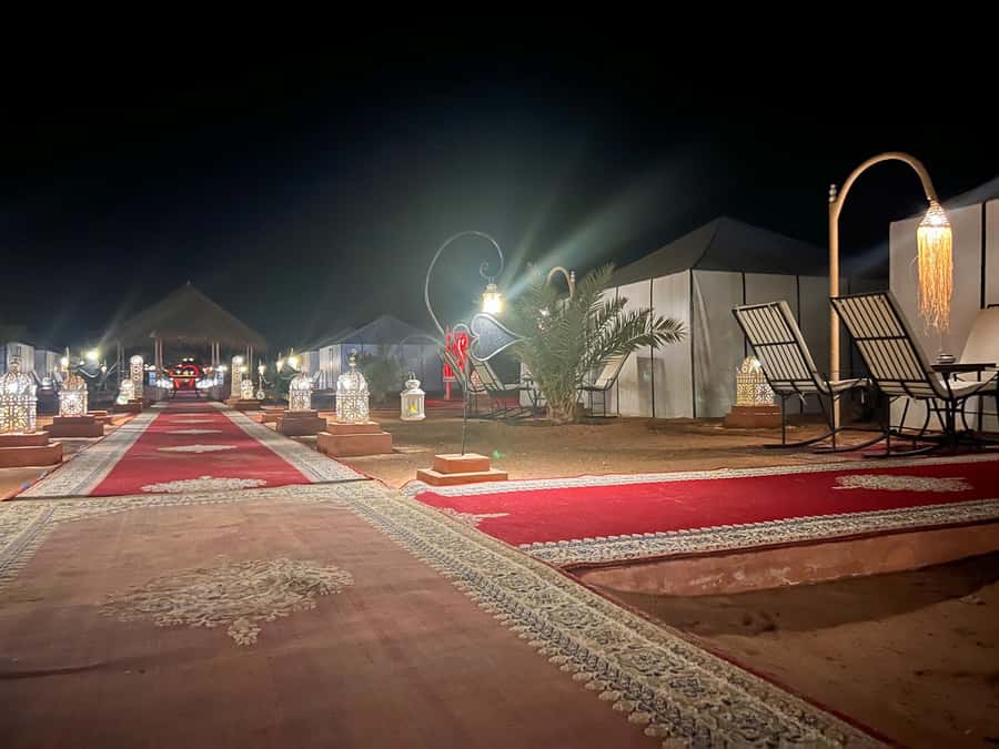 From Marrakech: 2-Day Trip to Ouarzazate & Merzouga w/ Meals - Day 1 Route: Tizi N’Tichka, Skoura palms, Roses Valley, and the gorge stops