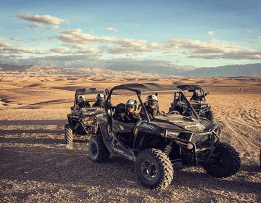 From Marrakech: 2 Hour Buggy Tour In Agafay Desert Advanture - Pickup to departure: the van ride sets the mood