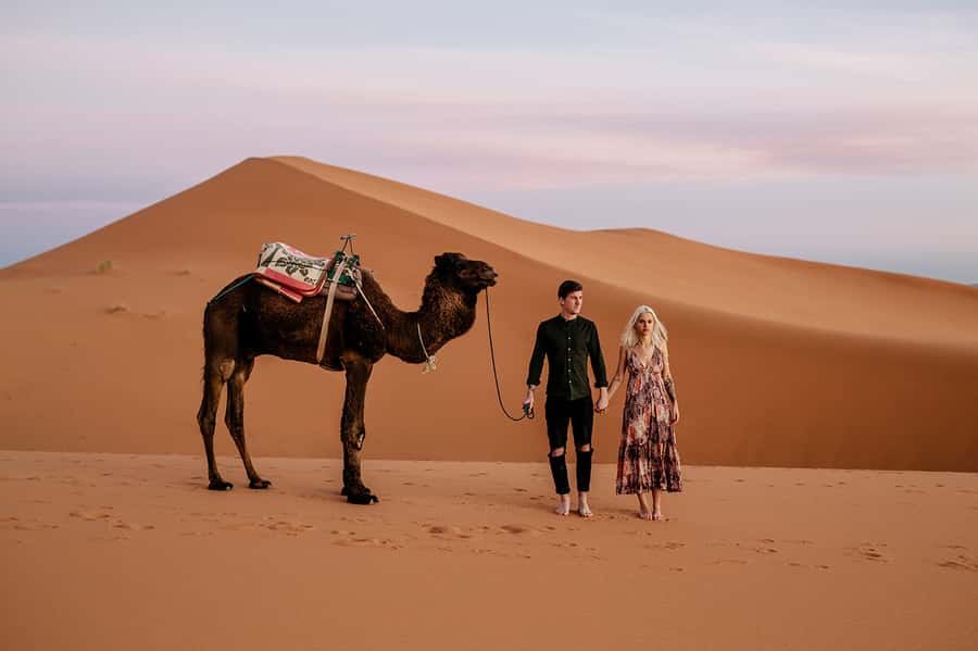 From Marrakech :3-Day Students Group Tour To Merzouga - Camel ride at sunset and sunrise: why timing matters