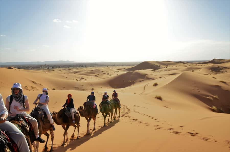 From Marrakech :3-Day Students Group Tour To Merzouga - Day 1 from Marrakech to Tinghir: Aït Benhaddou and Ouarzazate stops