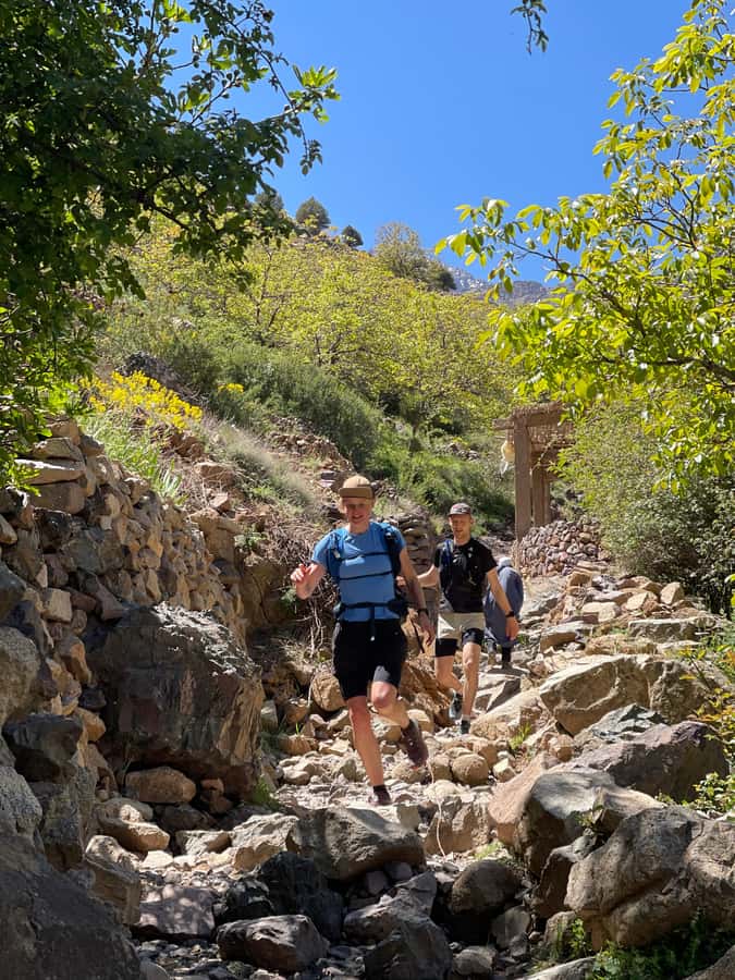 From Marrakech : A Day Trail Running In The Atlas Mountains - Entering the Imlil Valley at 1,740m