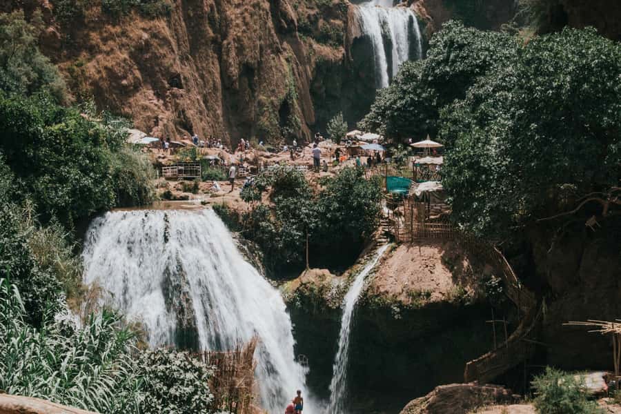From Marrakech: A day Trip to Ouzoud waterfalls - Cooling off: pools and the real reason people linger