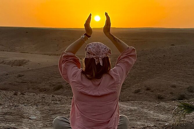 From Marrakech: Agafay Desert Camel Ride experience Dinner show - 1-Hour Quad Bike on a Double Quad: Where the Energy Spikes