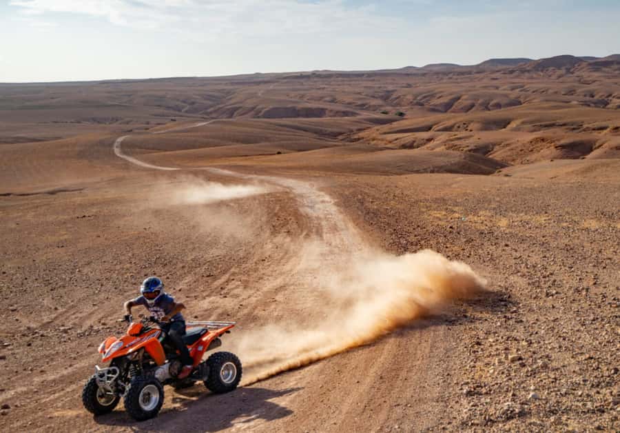 From Marrakech: Agafay Desert Dinner with Quad & Camel Ride - Guides and safety: why small-group matters out there