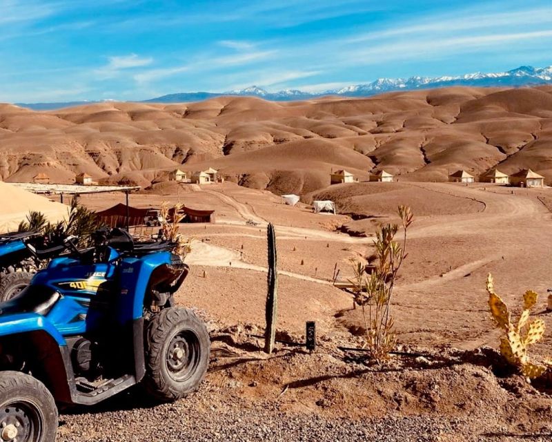 From Marrakech: Agafay Desert Quad Biking with Dinner & Show - Camel ride and Berber villages: where the culture shows up