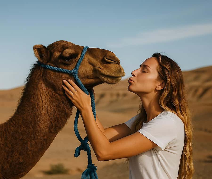 From Marrakech: Agafay Sunset Camel Tour with Dinner & Show - Marrakech Pickup and the Lalla Takerkoust Stops