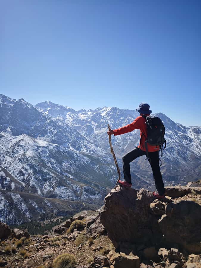 From Marrakech: Aourirt N’ouassif Summit Day Hike & Trek - Heading back down to Imlil: smart footwork wins
