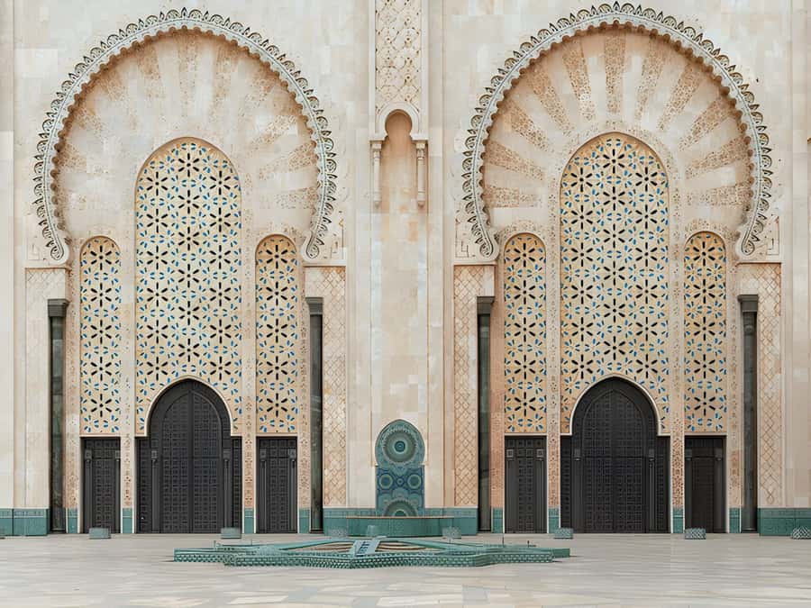 From Marrakech: Casablanca Day Trip Experience" - Mohammed V Square and the Cathedral: A City Square With Multiple Stories