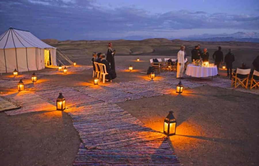 From Marrakech: Dinner in Agafay Desert with Sunset - Argan Oil Cooperative Visit: Learn Something, Then Decide What You Want