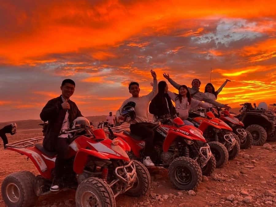 From Marrakech: Dinner show in Agafay Desert & Sunset Quad - Agafay Desert dinner show: the romance is the point, not just the scenery