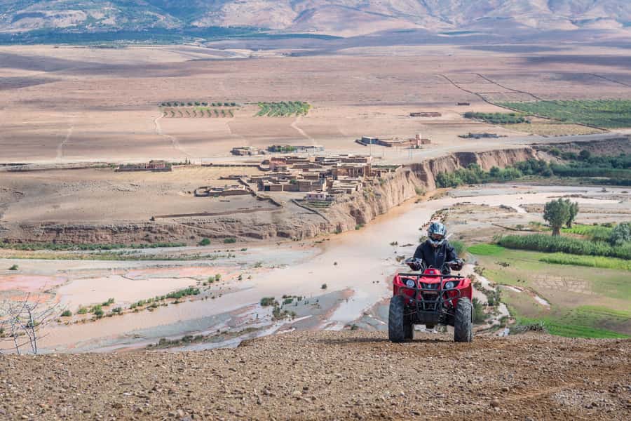 From Marrakech: Full-Day Agafay Desert Quad Adventure - Marrakech pickup to Agafay: the drive that gets your day going