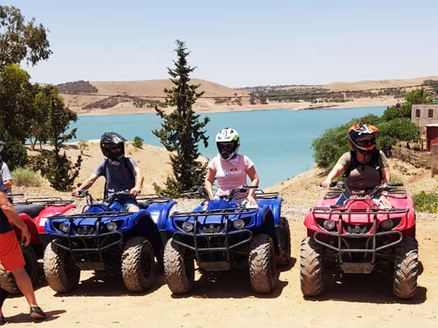 From: Marrakech: Lalla Takerkoust Lake Quad Bike Experience - Quad Bike 101: Safety Briefing and Pacing You Can Count On