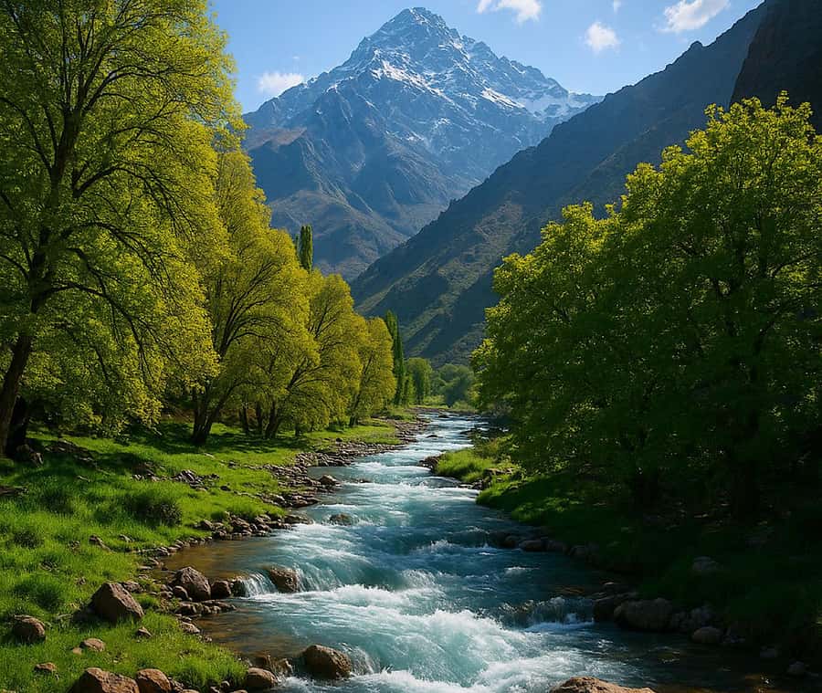 From Marrakech: Ourika Valley Day Trip with Lunch - Berber Home Lunch: Mint Tea, Food, and Being Treated Like a Guest