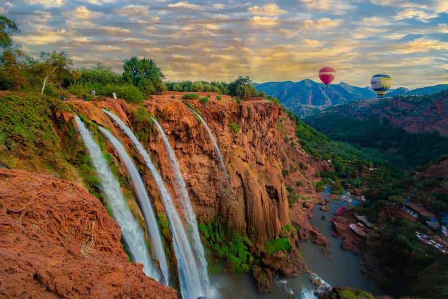 From Marrakech: Ouzoud Waterfalls Full-Day Guided Tour - At Ouzoud: trails, viewpoints, monkeys, and that 110-meter roar