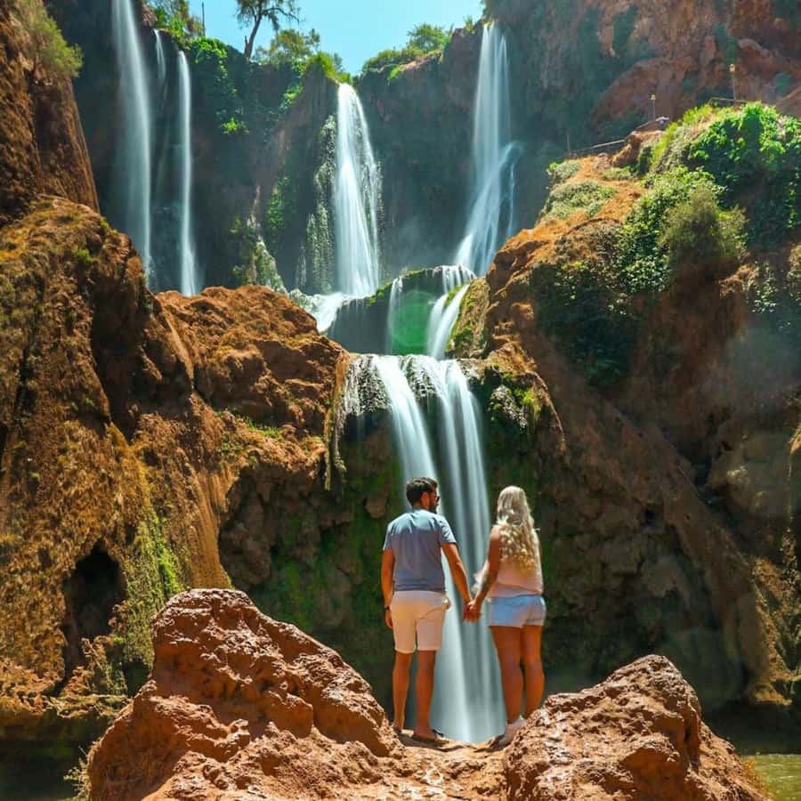 From Marrakech: Ouzoud Waterfalls Guided hike & boat Ride - Olive Groves to Viewpoint: your guided hike down and back up