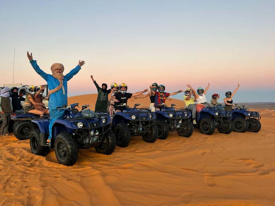 From Marrakech: Private Tour 2-Day To Magic Desert Merzouga - Erg Chebbi at sunset: camel trekking across the golden dunes