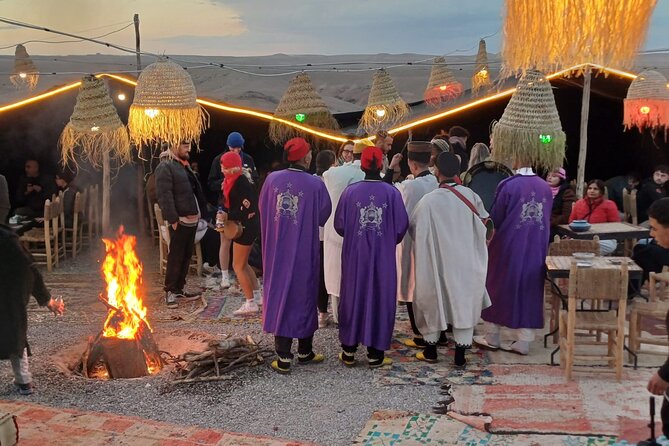 From Marrakech: Quad sunset dinner Experience & show - Dinner In Agafay: What You’ll Eat (And How It Feels)