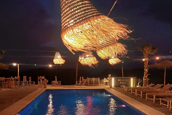 From Marrakech: Quad sunset dinner Experience & show - Pool Access At The Camp: Small Detail, Big Practical Value