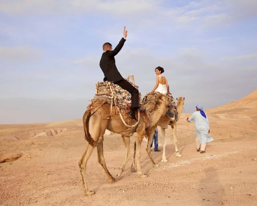 From Marrakech: Sunset Camel Ride in the Agafay Desert - Watching the Sunset: Timing Is Everything Here
