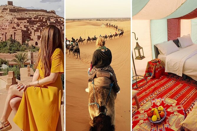 From Marrakech To Fes: 3-Day Desert Tour with Food and Hotel - Day 1: Marrakech uphill to Tizi n Tichka and Ait Ben Haddou
