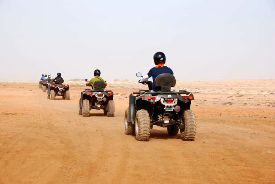 From Marrakesh: Agafay Desert Quad Biking, Camels & Dinner - Quad biking for real: safety gear, insurance, and ride pacing