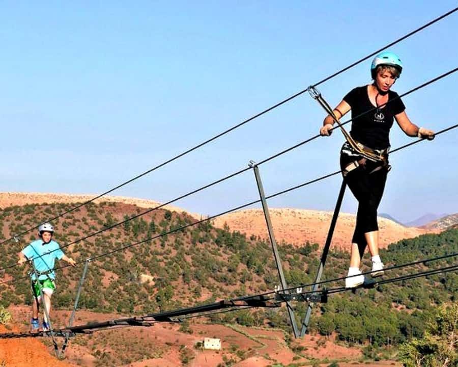 From Marrakesh: Zip-Line in the Atlas Mountains & Hike - Out of Marrakesh: the day starts with big Atlas views